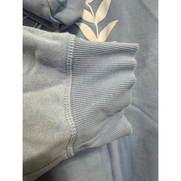 Victorias Secret Pink Womens Full-Zip Hoodie XX-Large Light Blue Laurel Logo - Picture 8 of 9